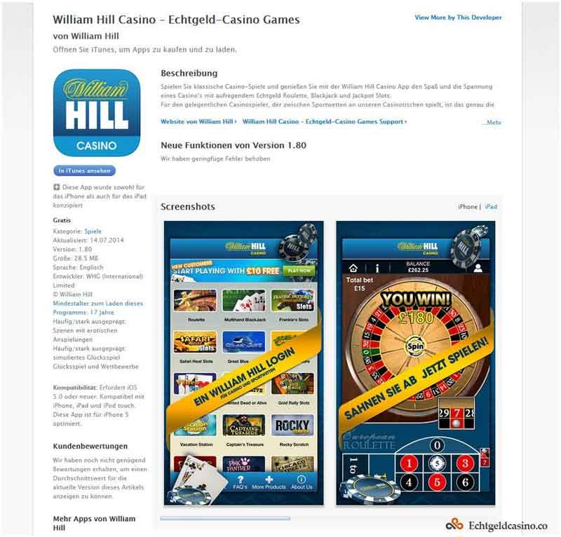 william hill app mobile scarica